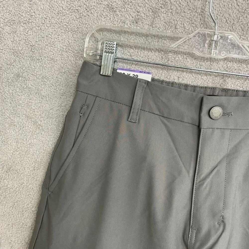 NEW Marc New York Andrew Marc Men's 30x29  Gray Commuter Pants Relaxed Fit
